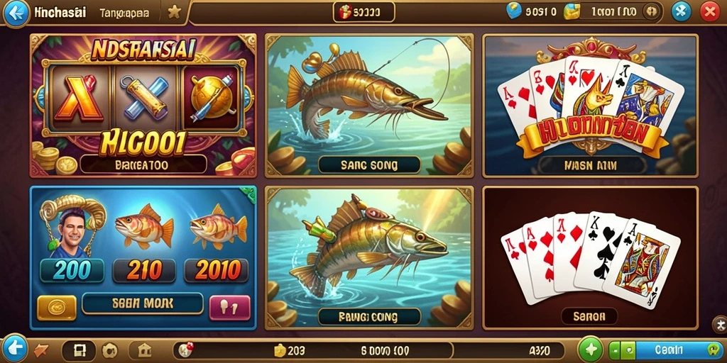 bigbet78 - Layar utama aplikasi dengan pilihan permainan yang beragam.