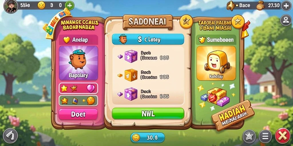 buah4d - Karakter buah yang lucu dan unik dalam permainan.